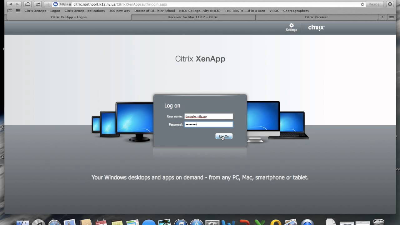 Citrix Receiver Mac 10.6.8 Download
